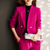 Női üzleti öltönyök nadrággal és kabátokkal Kabát Professzionális blézerek Nadrággarnitúrák Nadrágruhák Női irodai munkaruha