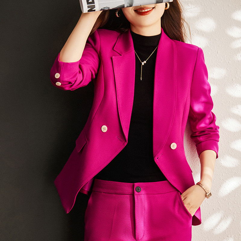 Női üzleti öltönyök nadrággal és kabátokkal Kabát Professzionális blézerek Nadrággarnitúrák Nadrágruhák Női irodai munkaruha