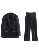 Kumsvag alkalmi nadrágkosztümök 2 darabos szettek 2022 őszi női bő blézerek kabátok és nadrágok női elegáns OL öltöny ruházat