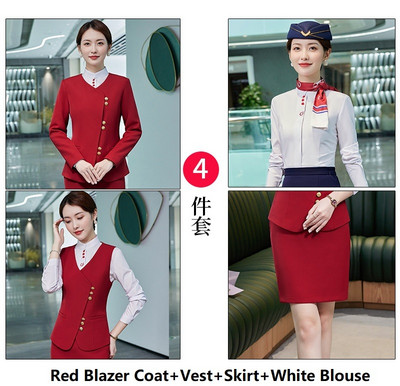 Női üzleti öltönyök nadrággal és dzsekik Kabát 2022 Ősz Tél Professzionális irodai munkaruha Nadrágruhák Blézerek Nadrág szett