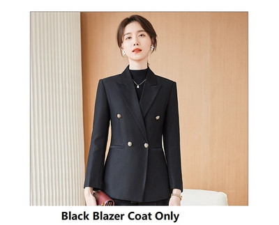 Kiváló minőségű szövetből készült női üzleti öltönyök nadrággal és kabáttal Kabát Professzionális nadrágkosztümök Blézer nadrág szett hölgyeknek