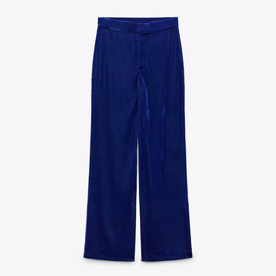 UNIZERA őszi-téli új női ruházat zseb bársony öltöny dzseki + magas derekú bő nadrág kétrészes szett 2731322