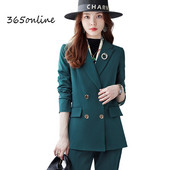 Oversize 5XL női üzleti öltönyök nadrággal és kabátokkal Kabát Kiváló minőségű szövet Professzionális blézer nadrágkosztüm nadrág szett