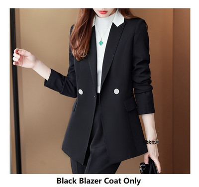 Kiváló minőségű szövetből készült női üzleti öltönyök nadrággal és kabáttal Kabát Női irodai professzionális blézerek nadrágkosztüm nadrág szett