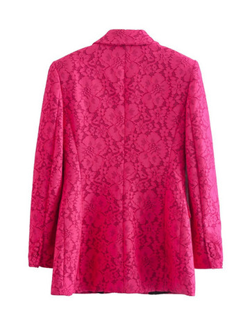 Луксозен дантелен комплект блейзър Дамски елегантен дамски комплект блуза с дълъг ръкав и панталон за бизнес пътуване Дамско облекло Есен на 2022 г.
