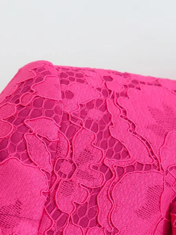 Luxus csipke blézer szett női elegáns üzleti út irodai női hosszú ujjú blúz és nadrág szett női ruha 2022 ősz