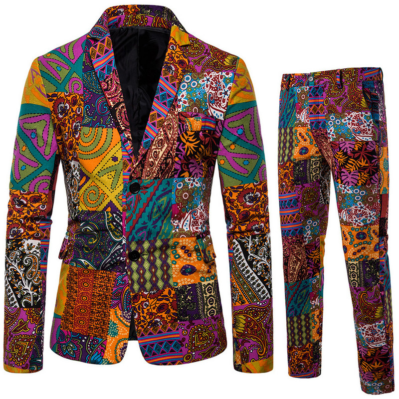 2022 m. naujas vyriškas madingas kostiumas Dviejų dalių laisvalaikio kostiumas Madingi vyriški vyriški kostiumai su kelnėmis švarkai