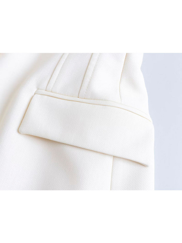 Gombos, karcsúsított alkalmi blézer, női 2022. őszi új divat, elegáns retro hajtóka, hosszú ujjú zsebek, egyszínű felső + nadrág