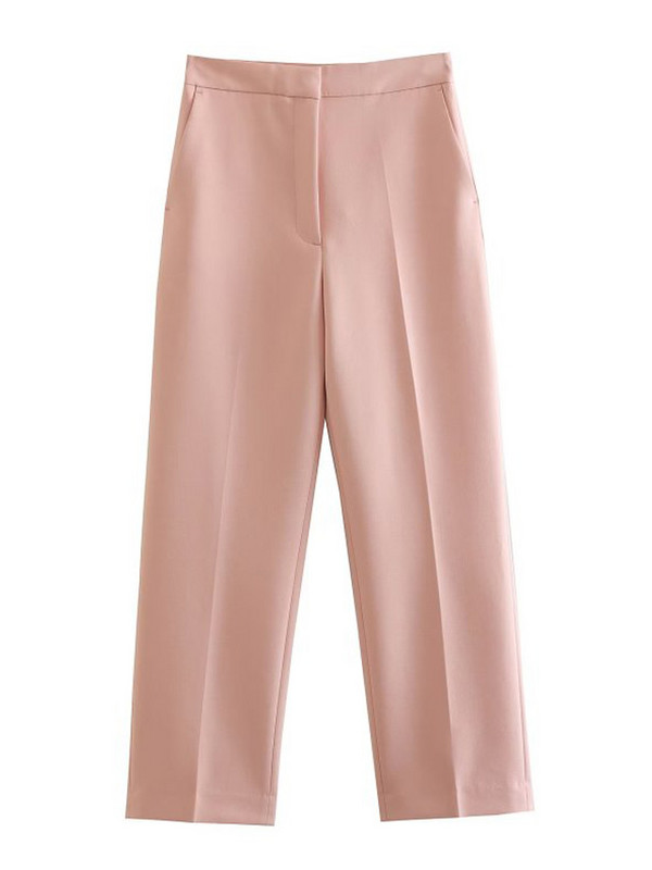 Kumsvag 2022 őszi női nadrág öltönyök 2 részes készletek Alkalmi Solid Slim blézerek Kabátok és nadrágok Női Elegáns OL Öltöny Ruházat