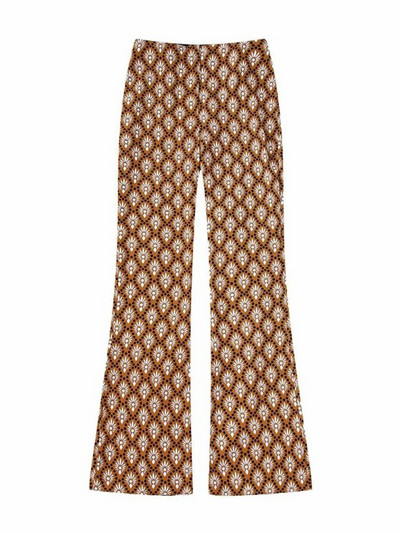 Kumsvag 2022 Nyári Női Nyomtatott nadrágkosztümök 2 darabos készletek Divat Blézerek Kabátok és Fényes nadrágok Női Elegáns Utcai Ruházat