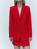 Kumsvag 2022 őszi női szoknya öltönyök 2 részes készletek Alkalmi Solid Slim blézerek Kabátok és szoknyák Női Elegáns OL Öltöny Ruházat