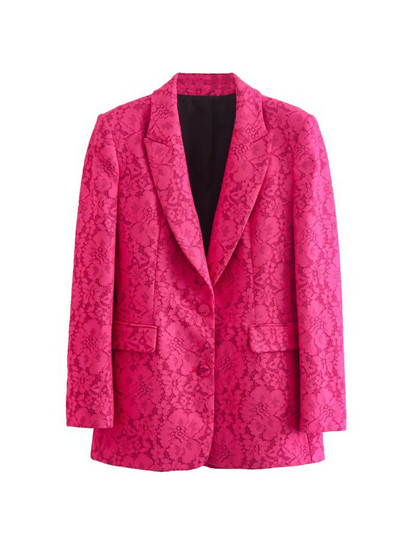 Kumsvag 2022 őszi női csipke nadrág öltönyök 2 részes készletek Alkalmi Solid Slim blézerek Kabátok és nadrágok Női Elegáns Utcai Ruházat