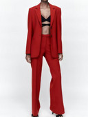 Kumsvag 2022 őszi női alkalmi nadrágkosztümök 2 részes készlet Solid Slim blézerek Kabátok és nadrágok Női Elegáns OL Öltöny Ruházat