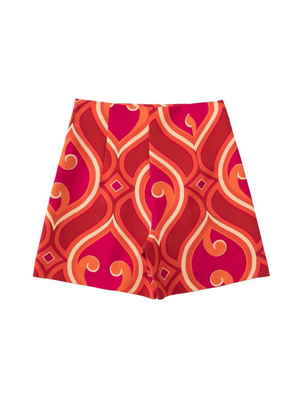 Kumsvag 2022 nyári női szettek öltönyök divatnyomtatás fél ujjú rövidnadrág ing felsők és rövidnadrág női alkalmi 2 részes készlet Ruházat