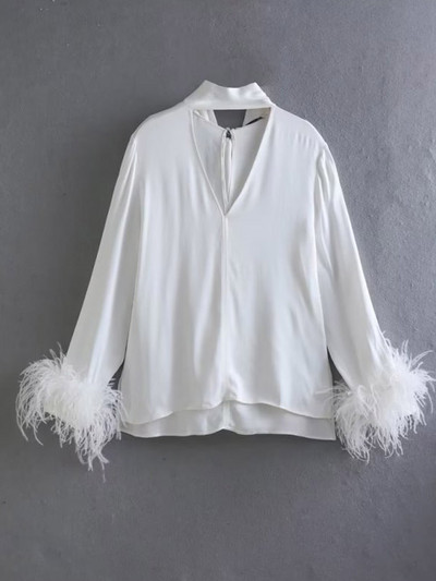 Kumsvag női szatén szoknya öltönyök 2 darabos szettek 2022 nyári női tömör tollas blúzok felsők és szoknya Női utcai öltönyök ruhák