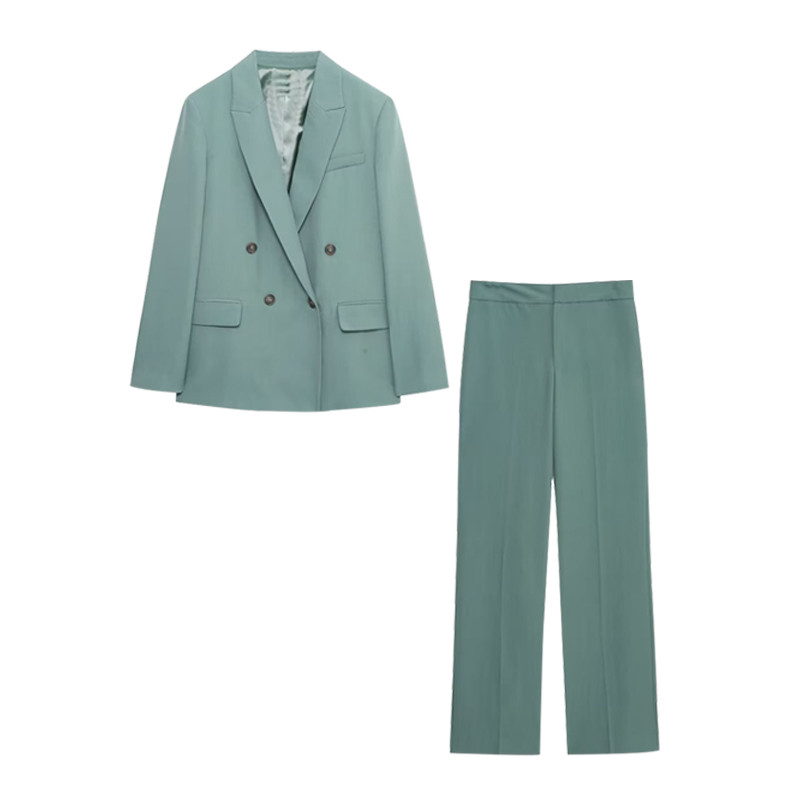 Blézer 2 részes női öltönyök 2022 őszi divatos egyenes, elegáns formális öltönyök elegáns utcai parti elegáns női öltönyök 2 részes