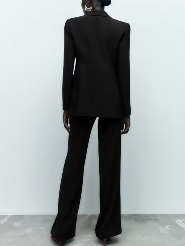 Kumsvag 2022 nyári női nadrág öltönyök 2 részes készletek Alkalmi Solid Slim blézerek Kabátok és nadrágok Női Elegáns OL Öltöny Ruházat