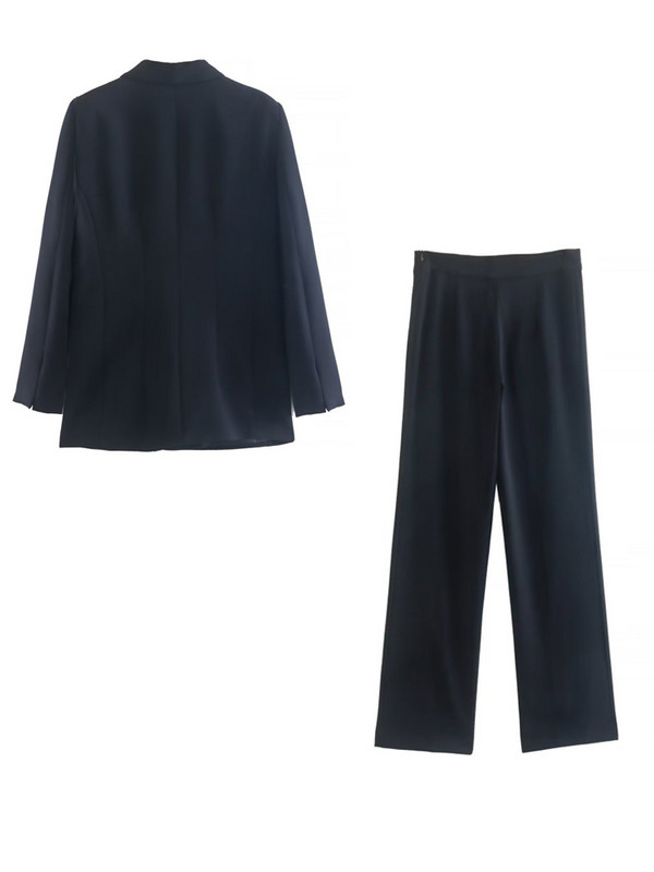 Kumsvag 2022 nyári női nadrág öltönyök 2 részes készletek Alkalmi Solid Slim blézerek Kabátok és nadrágok Női Elegáns OL Öltöny Ruházat