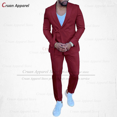 20 színű divatos égkék férfi öltöny szett karcsú, esküvői vőlegény vőlegény szmoking testre szabott énekesparti arany kabát nadrág 2db