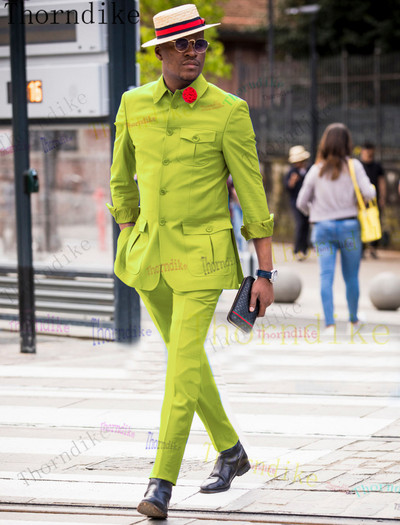 Thorndike új szolid esküvői öltönyök férfiaknak gombos vőlegény Férfi üzleti alkalmi öltöny 2 részes férfi ruha öltöny Gentleman Party Tuxed