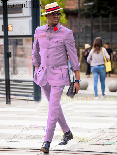 Thorndike új szolid esküvői öltönyök férfiaknak gombos vőlegény Férfi üzleti alkalmi öltöny 2 részes férfi ruha öltöny Gentleman Party Tuxed