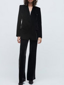 Kumsvag 2022 őszi női bársonyos nadrág öltönyök 2 részes készletek alkalmi tömör blézerek kabátok és nadrágok női elegáns öltöny ruhák