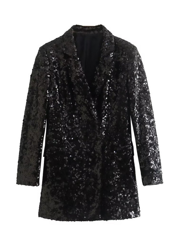 Kumsvag női őszi karcsú nadrágkosztümök 2 részes szettek 2022 alkalmi tömör flitteres blézerek és nadrágok női elegáns öltöny ruházat