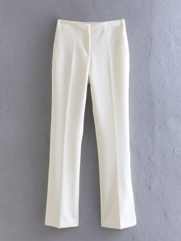 Kumsvag 2022 őszi női nadrág öltönyök 2 részes készletek Alkalmi Solid Slim blézerek Kabátok és nadrágok Női Elegáns OL Öltöny Ruházat