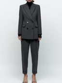 Kumsvag női alkalmi nadrág öltönyök 2 részes szettek 2022 őszi tömör blézerek kabátok és nadrágok női elegáns OL öltöny ruházat