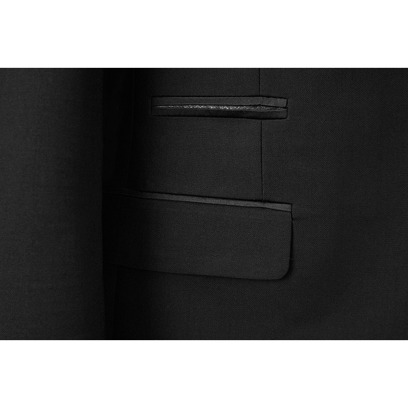 Férfi szmokingok Slim Fit üzleti party Vőlegény esküvői öltönyök Báli Bál Bankett Házasság Esti vacsora jelmez 3 részes kendő hajtóka