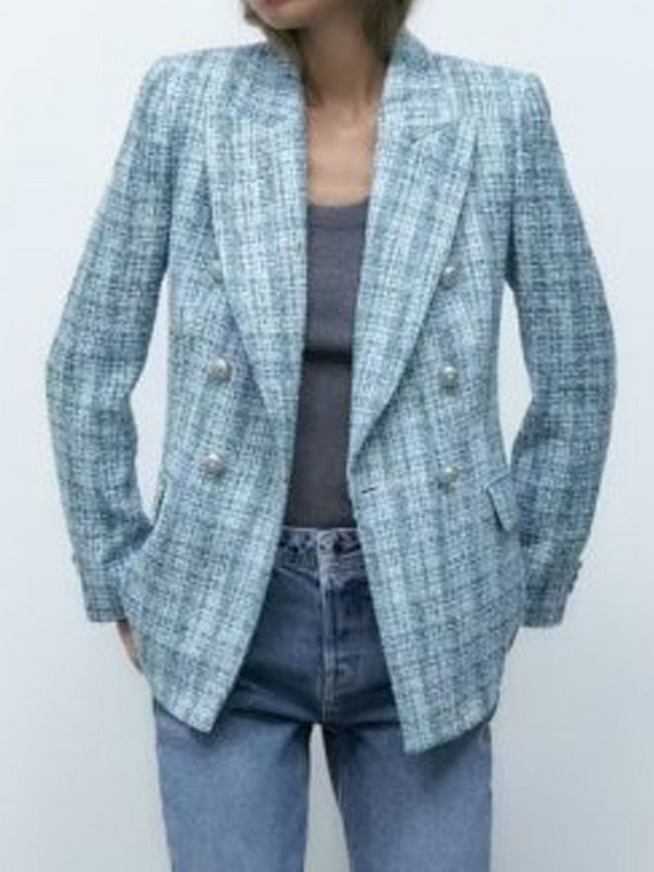 Kumsvag 2022 őszi női vénák rövidnadrág öltöny 2 részes készlet Alkalmi kockás blézerek kabátok és rövidnadrágok Női elegáns öltöny ruházat