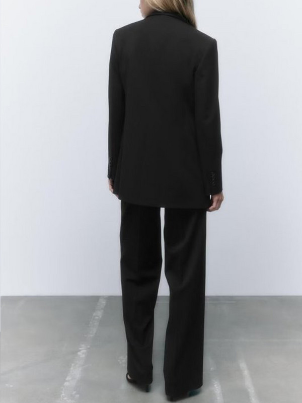 Kumsvag 2022 őszi női nadrágkosztümök 2 darabos készletek Causal Solid bő blézerek Kabátok és nadrágok Női Elegáns OL Öltöny Ruházat