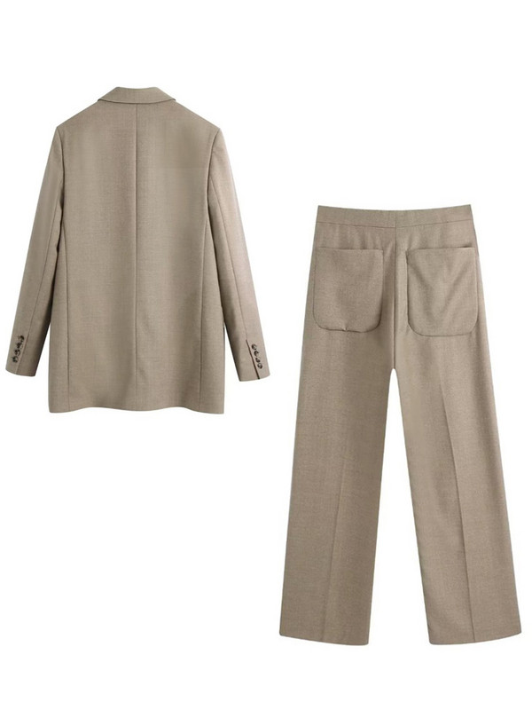 Kumsvag őszi női nadrágkosztümök, 2 darabos szettek