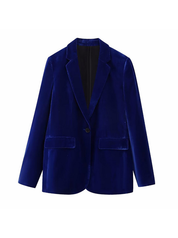 Kumsvag női őszi bársonyos nadrágkosztümök 2 részes szettek 2022 alkalmi tömör blézerek és nadrágok női elegáns utcai öltönyök ruházat