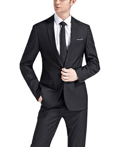 Férfi 3 részes öltöny Formális üzleti parti öltöny, hajtókás szmoking esküvői ruha öltöny blézer + mellény + nadrág