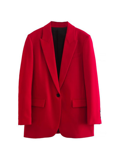 Kumsvag 2022 őszi női nadrágkosztümök 2 részes készletek Alkalmi tömör bő blézerkabátok és nadrágok Női elegáns OL öltönyök ruházat