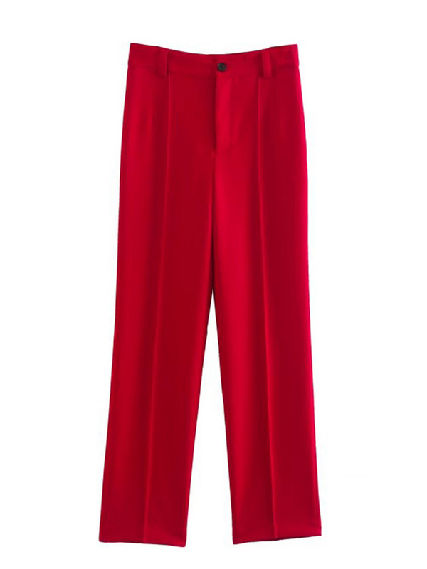 Kumsvag 2022 őszi női nadrágkosztümök 2 részes készletek Alkalmi tömör bő blézerkabátok és nadrágok Női elegáns OL öltönyök ruházat