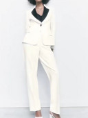 Kumsvag 2022 nyári női öltönyök 2 részes készletek Alkalmi Patchwork blézerek Kabátok és nadrágok Női Elegáns OL Öltönyök Ruházat