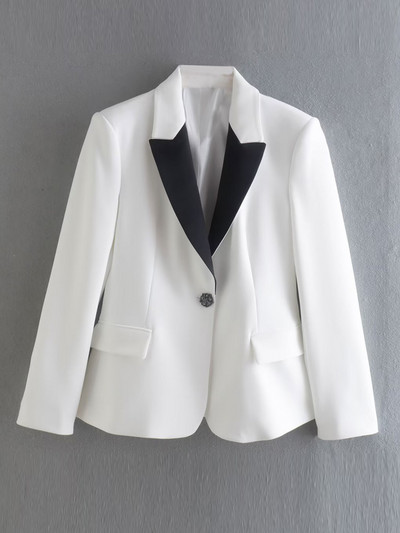 Kumsvag 2022 nyári női öltönyök 2 részes készletek Alkalmi Patchwork blézerek Kabátok és nadrágok Női Elegáns OL Öltönyök Ruházat