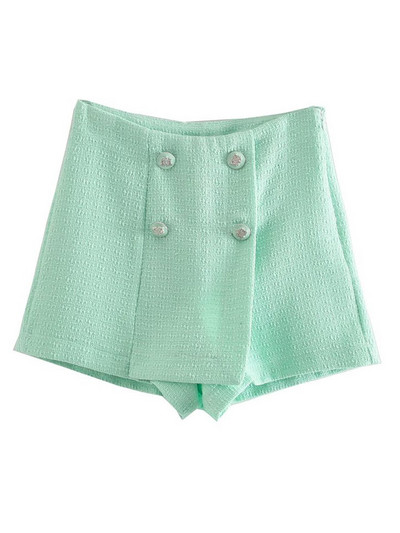 Kumsvag 2022 Autumn Women Veins Shorts Suits 2 részes készlet Alkalmi Solid Blazers Kabátok és rövidnadrágok Női Elegáns OL Öltöny Ruházat