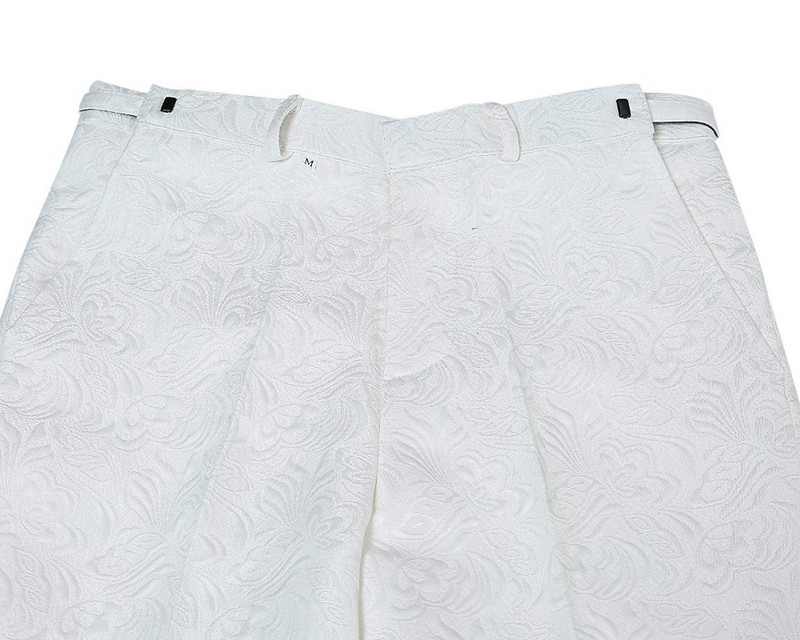 Férfi öltönyök, kendőgallér, 2 darab karcsú, fehér elefántcsont öltöny, férfi vőlegény kabát, szmoking esküvői ruha estére (blézer+nadrág+nyakkendő)