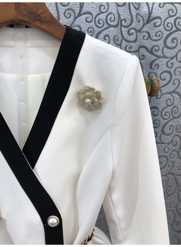 Kiváló minőségű blézer szettek 2022 őszi téli 2 részes nadrág szett női öv deco hosszú ujjú blézer kabátok + teljes hosszúságú nadrágkosztüm munka