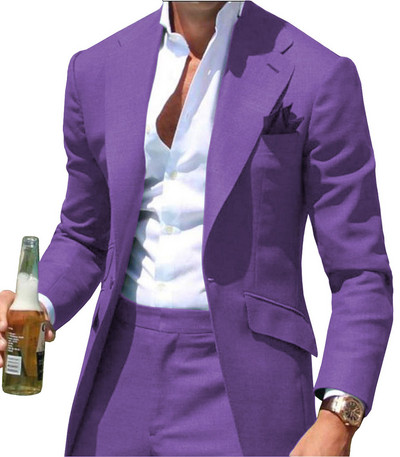 Zöld férfi öltönyök formális üzleti, bevágásos hajtókás szmoking, tömör egygombos dzseki, 2 darab vőfély esküvőre (blézer+nadrág)