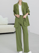 Új Femme formális kabát és nadrág irodai női ruhák őszi alkalmi női kétrészes szett üzleti elegáns blézer nadrágkosztüm