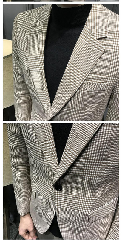 Férfi szmokingok, alkalmi divat, egygombos férfi blézer esküvői vacsorára, férfi öltöny (csak kabát)