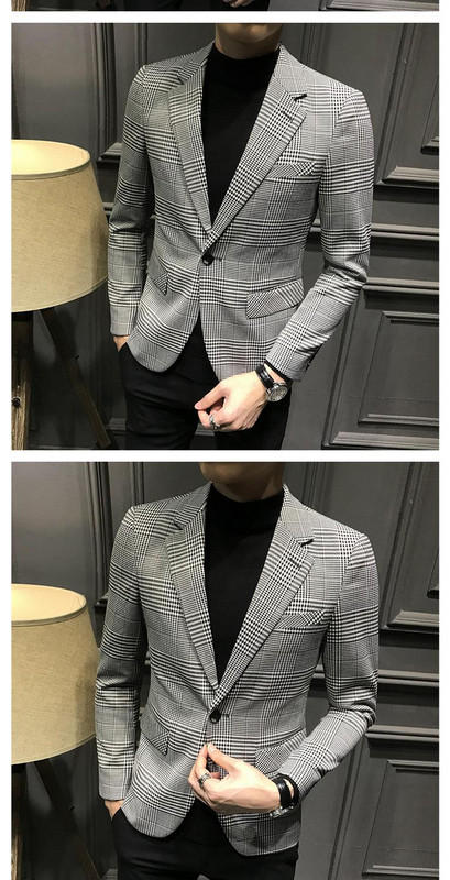 Férfi szmokingok, alkalmi divat, egygombos férfi blézer esküvői vacsorára, férfi öltöny (csak kabát)