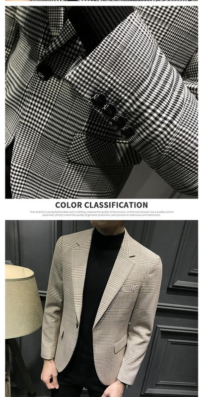 Férfi szmokingok, alkalmi divat, egygombos férfi blézer esküvői vacsorára, férfi öltöny (csak kabát)