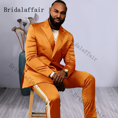 Bridalaffair Τελευταία Πράσινα Σχέδια Peacock Shinny Tuxedo 2022 Slim Fit Παντελόνι για πάρτι Ανδρικό φόρεμα με διπλό στήθος νυφικό
