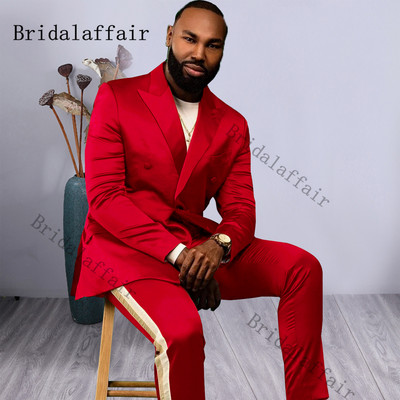 Bridalaffair Τελευταία Πράσινα Σχέδια Peacock Shinny Tuxedo 2022 Slim Fit Παντελόνι για πάρτι Ανδρικό φόρεμα με διπλό στήθος νυφικό