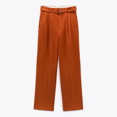 Άνοιξη 2022 νέο γυναικείο κοστούμι ίσιο σωλήνα Blazer + παντελόνι Κοστούμια δύο τεμαχίων/μονό Παντελόνι ροζ πορτοκαλί μωβ μπλε πράσινο L